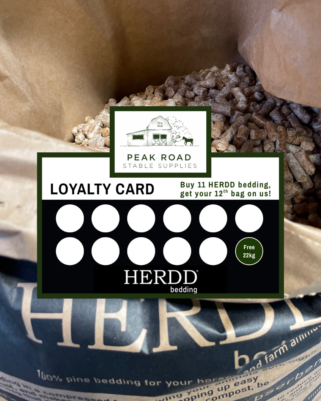 HERDD Animal bedding (Pick-up Only or Order by the Pallet)