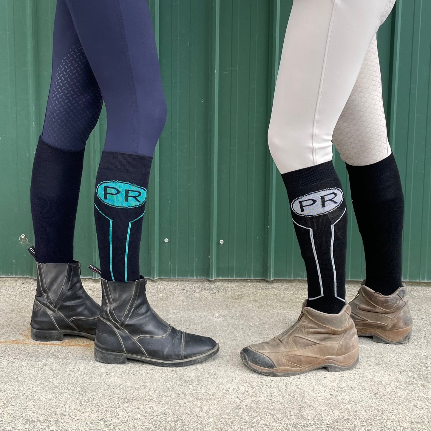 Peak Road NZ Made Patched Merino Riding Socks