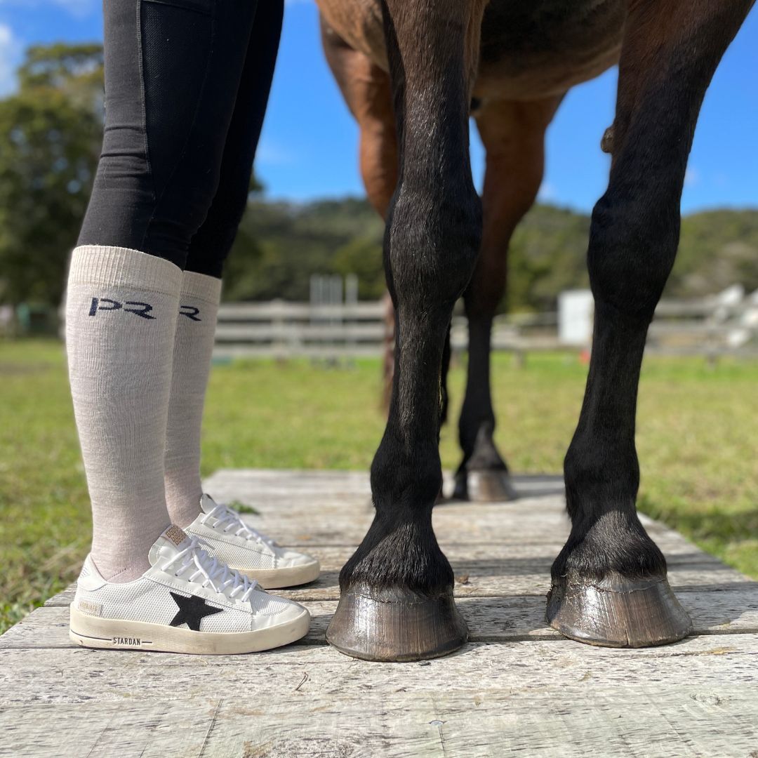 Peak Road PR Logo Merino Show Socks