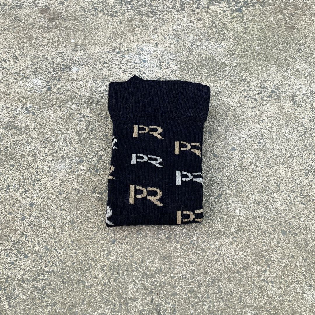 Peak Road PR Logo Merino Riding Socks