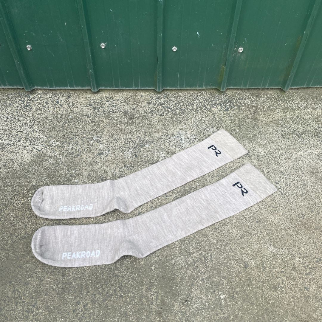 Peak Road PR Logo Merino Show Socks