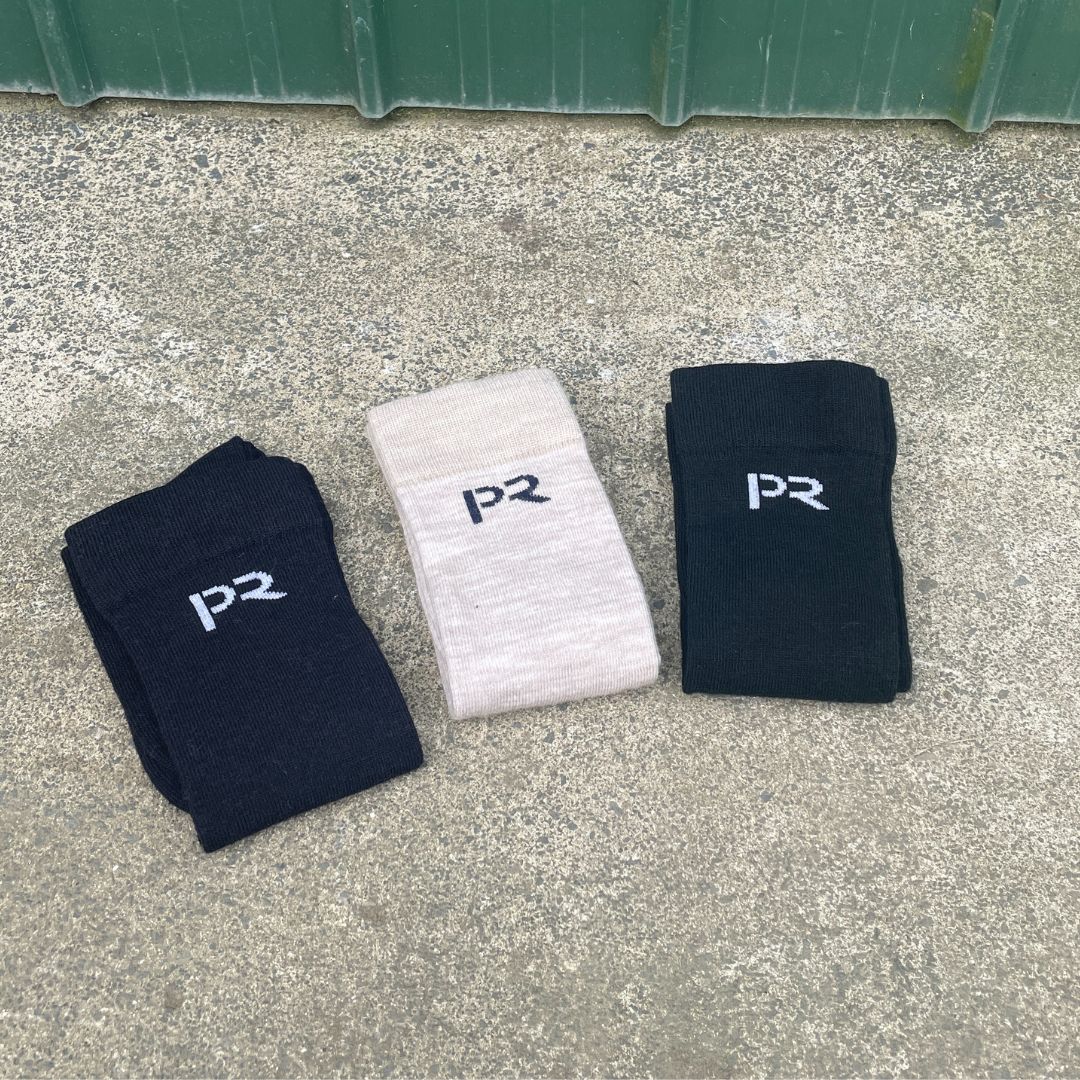 Peak Road PR Logo Merino Show Socks