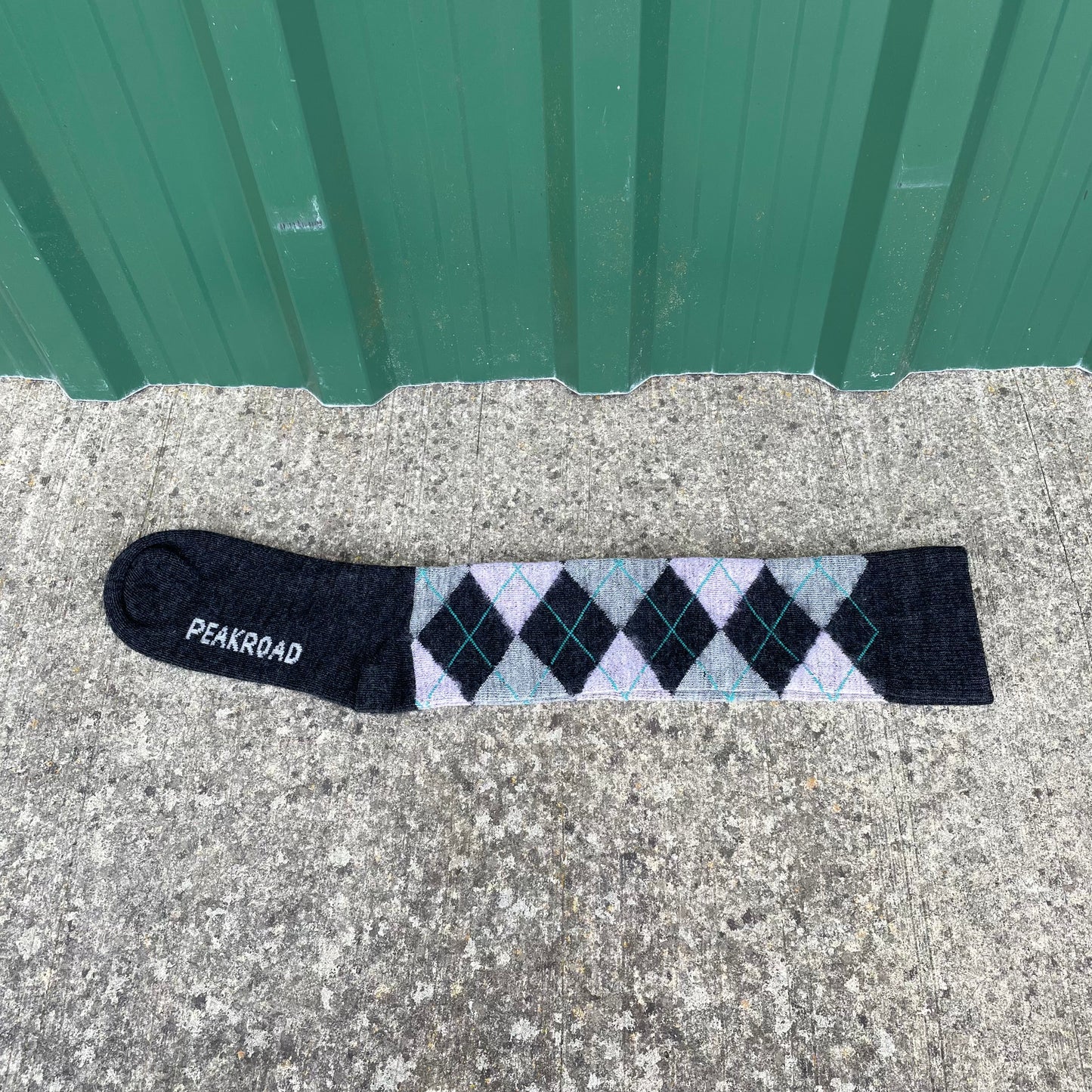 Peak Road NZ Made Diamond Merino Riding Socks