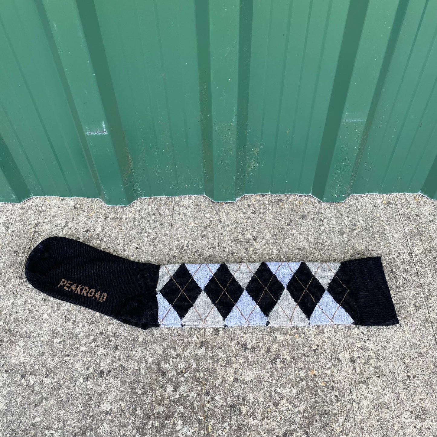 Peak Road NZ Made Diamond Merino Riding Socks