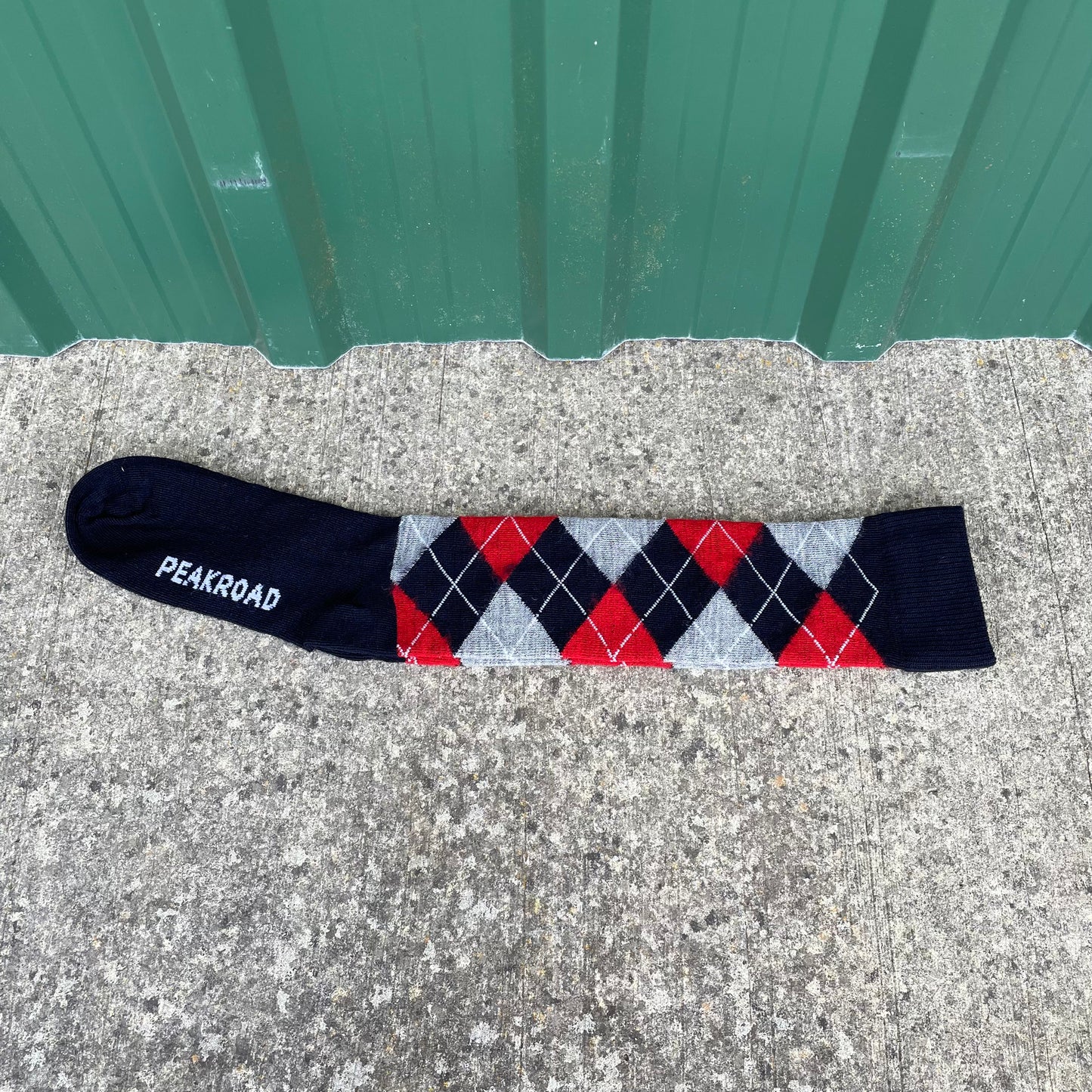 Peak Road NZ Made Diamond Merino Riding Socks