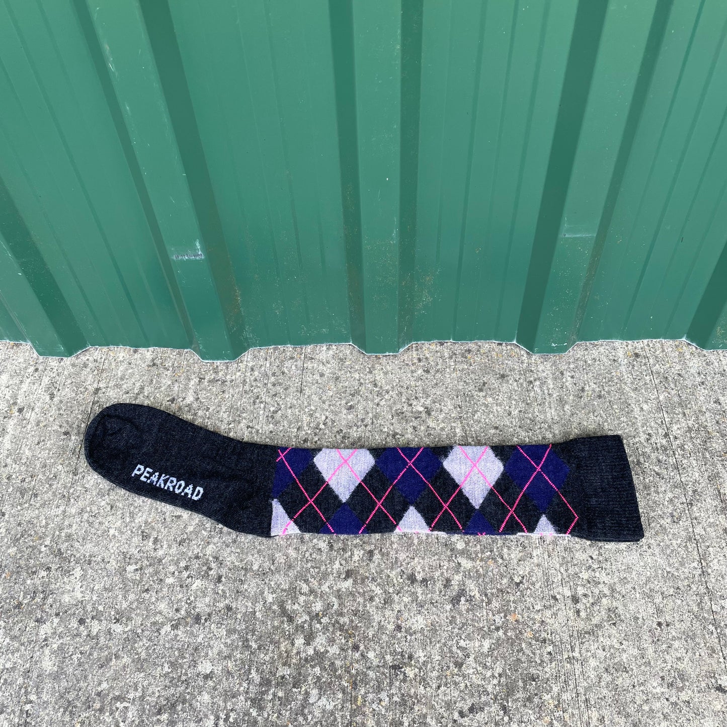 Peak Road NZ Made Diamond Merino Riding Socks