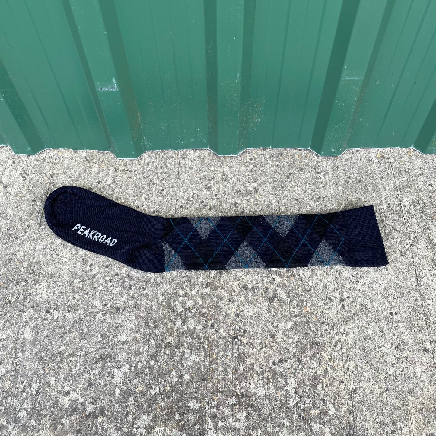 Peak Road NZ Made Diamond Merino Riding Socks